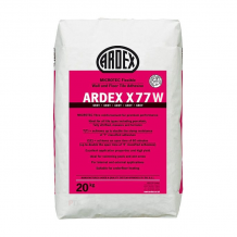 Ardex X 77 W Microtec® Fibre Reinforced Flexible Standard Set Adhesive White S1 20kg